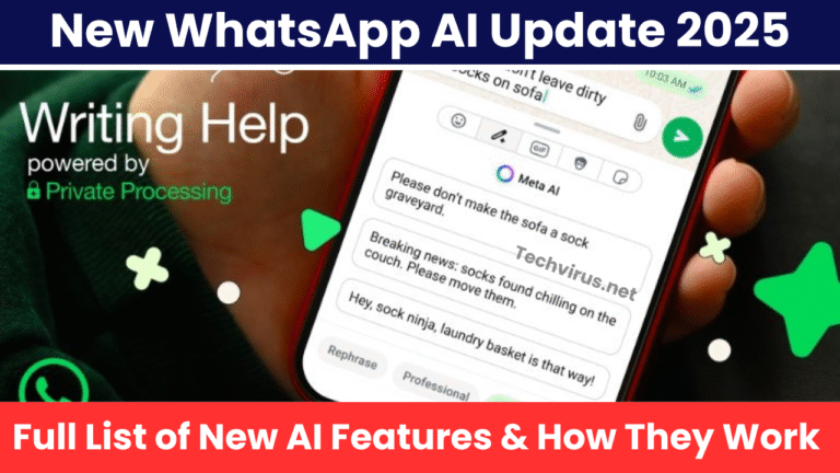 New WhatsApp AI Update 2025