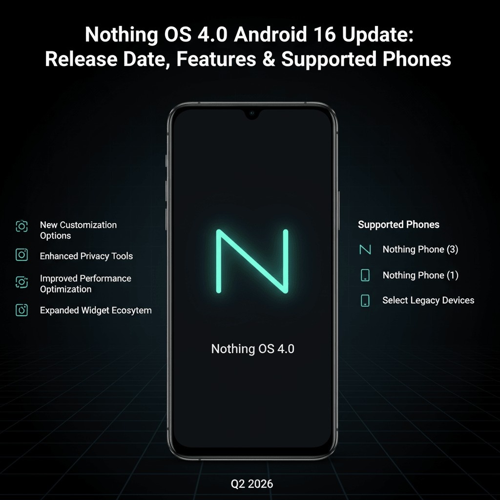 Nothing OS 4.0 Android 16 Update