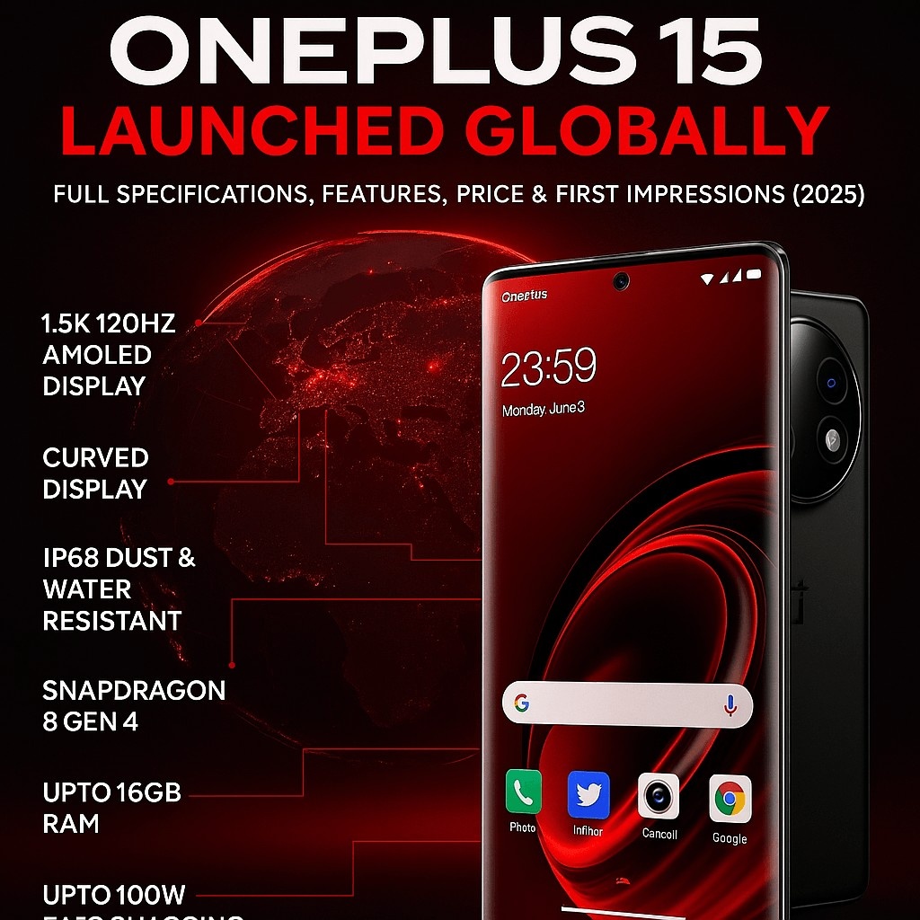 OnePlus 15 Launched Globally
