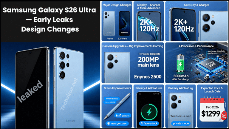 Samsung Galaxy S26 Ultra Leaks