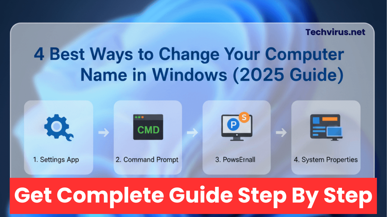 4 Best Ways to Change Your Computer Name in Windows