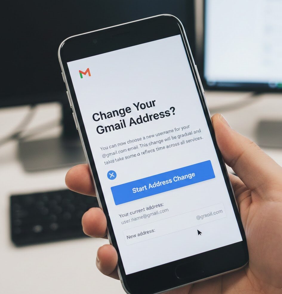 Google Change Gmail Addresses