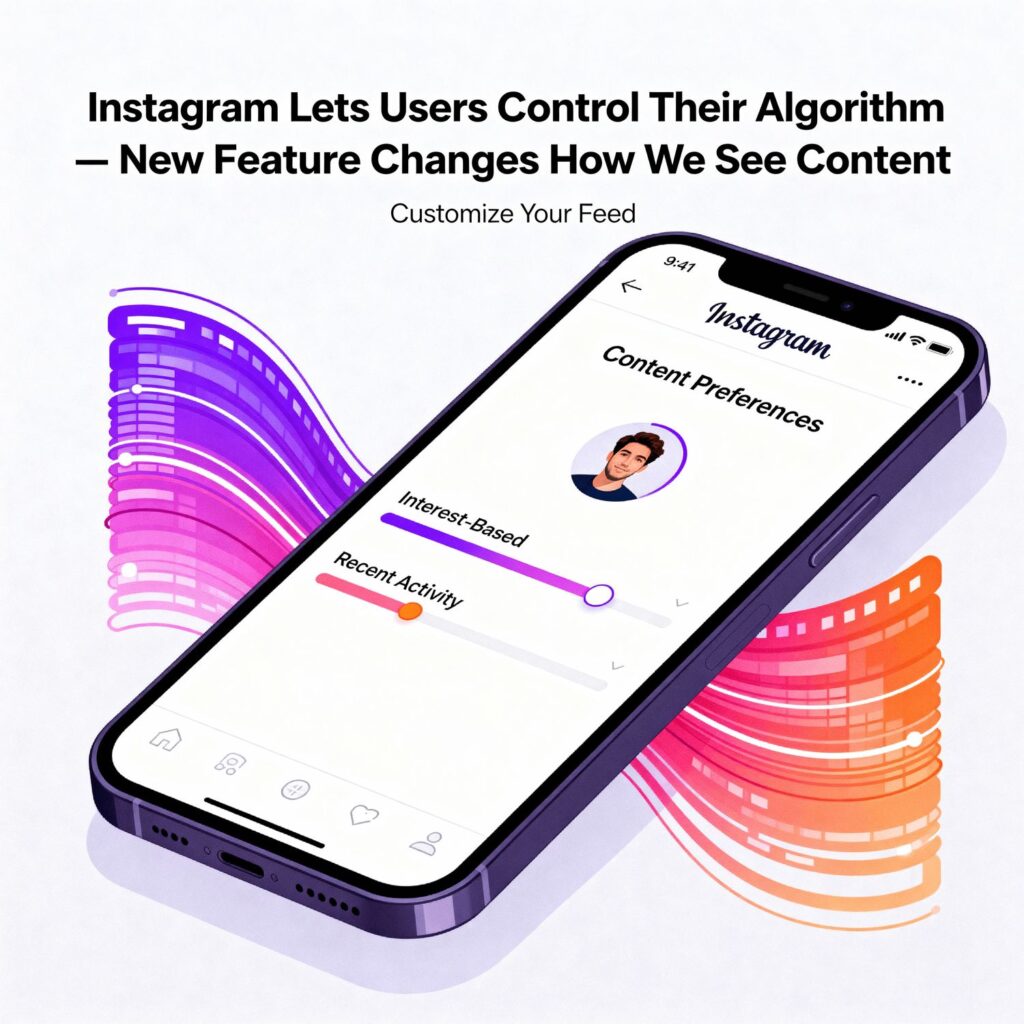 Instagram Lets Users Control Their Algorithm