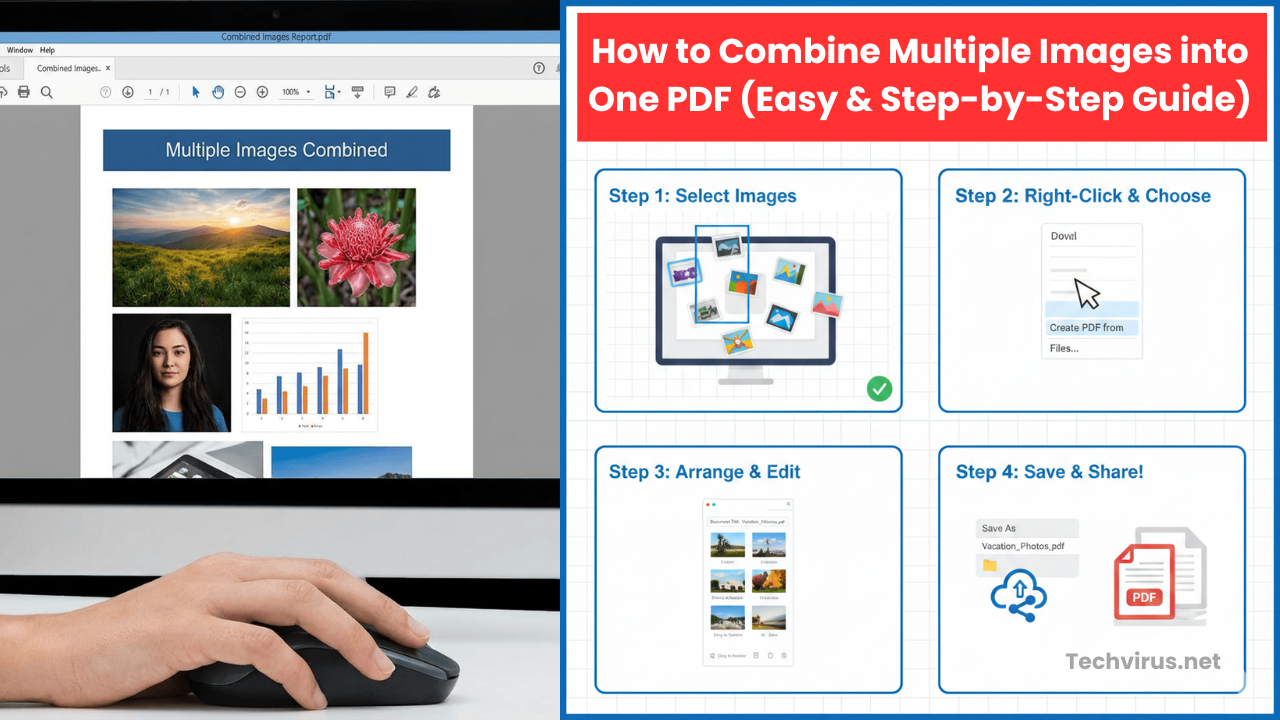 Combine Multiple Images into One PDF