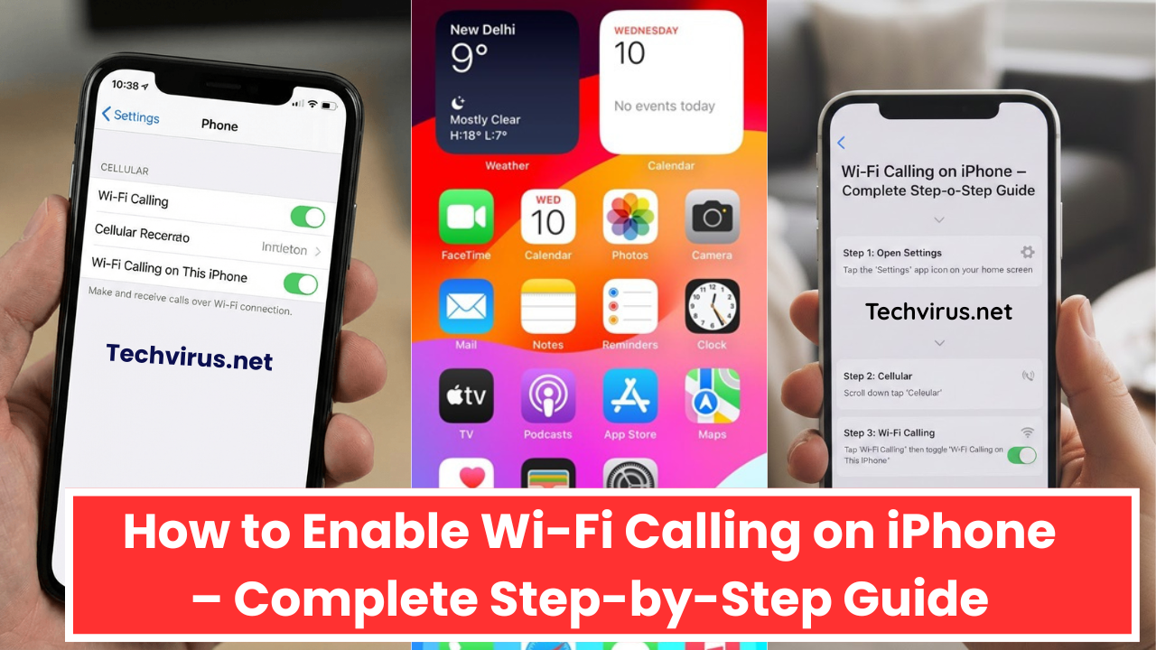 Enable Wi-Fi Calling on iPhone