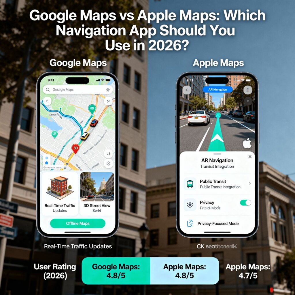 Google Maps vs Apple Maps