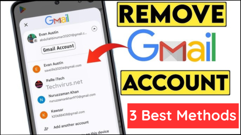 Remove Gmail Account on Android