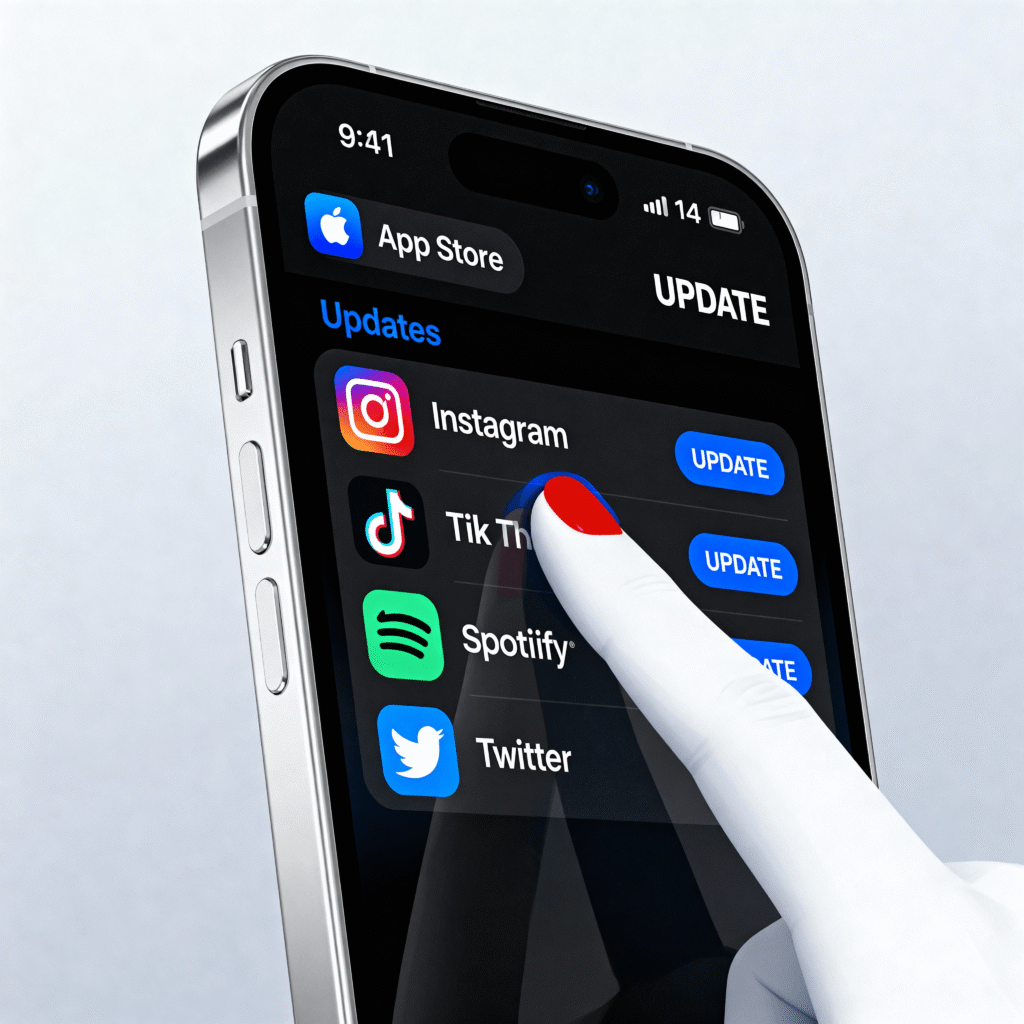 Update Apps on iPhone